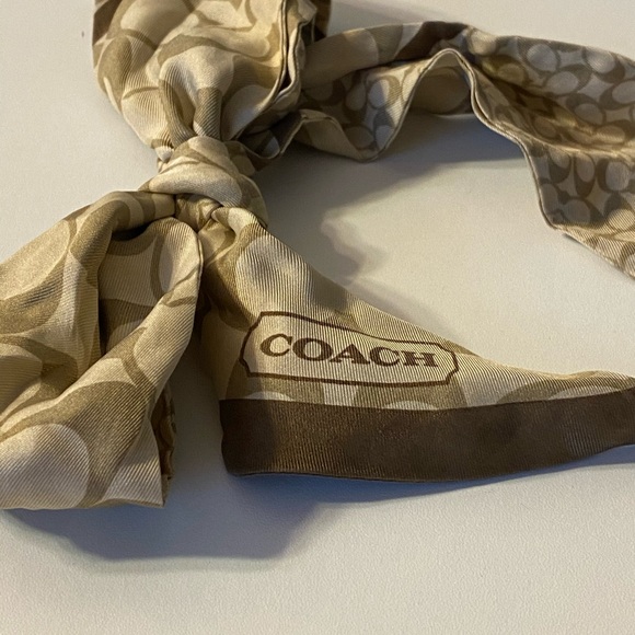 Coache scarf for purse or hair - Picture 1 of 3